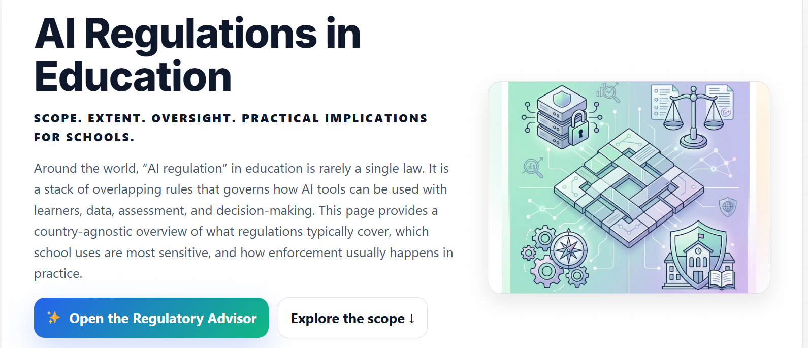 Legal Observatory page hero section